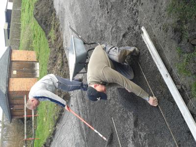 Arbeiten an der Festwiese 02.04.2016 Arbeiten an der Festwiese 02.04.2016