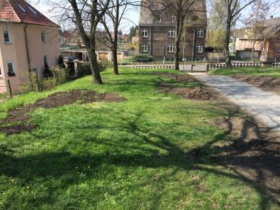 Arbeiten an der Festwiese 02.04.2016 Arbeiten an der Festwiese 02.04.2016